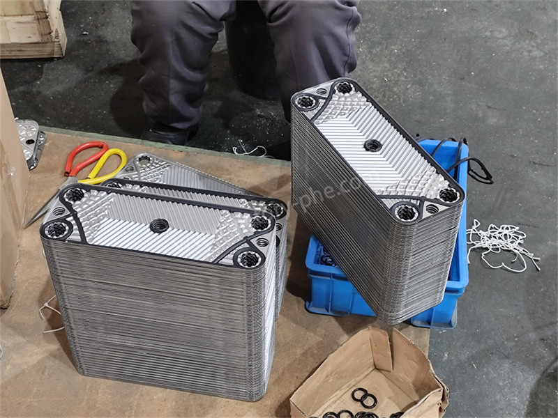 Sondex Plate Type Heat Exchanger Components 0.6mm Corrosion Resistant