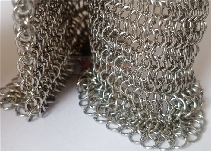 Fire Guard Screens Metal Mesh Curtains 0.53 x 3.81 mm