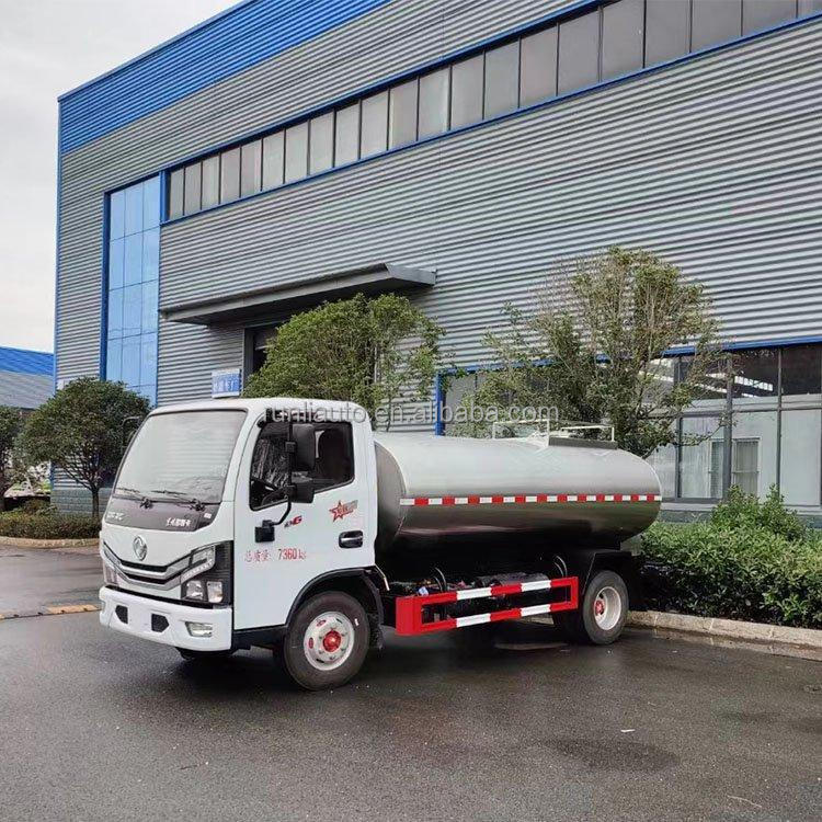 Factory DFAC DongFeng Fresh Milk Tanker Truck Milk Tank Truck
