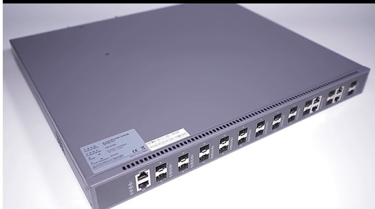 ITU-TG 984x 1U Rack Design AC 90V 2 10GE SFP GPON OLT 16 Port