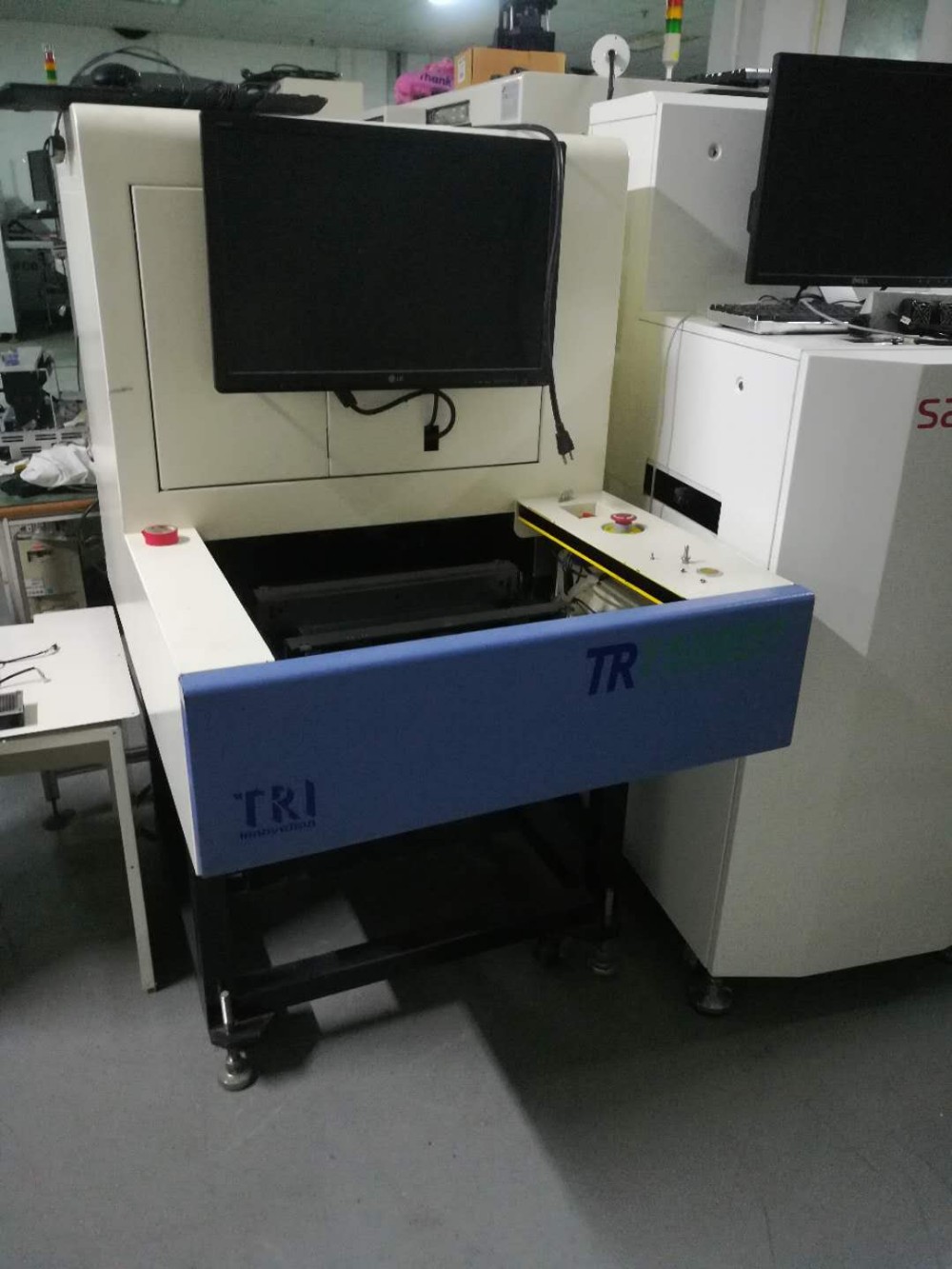 AC220V TR 7530DT SMT AOI Machine For PCB Inspection