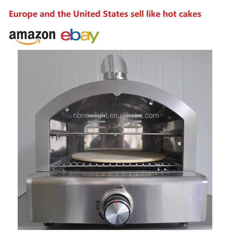 12000BTU/3.5kW Household Pizza Ovens for Camping Stainless Steel Direct Portable Pizza Stove