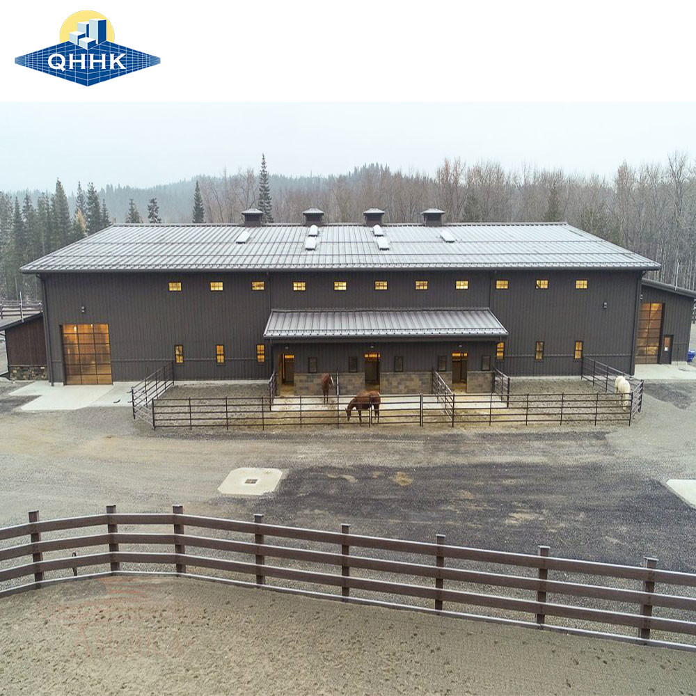 Beautiful and durable Pre-Engineered Steel Riding Arenas