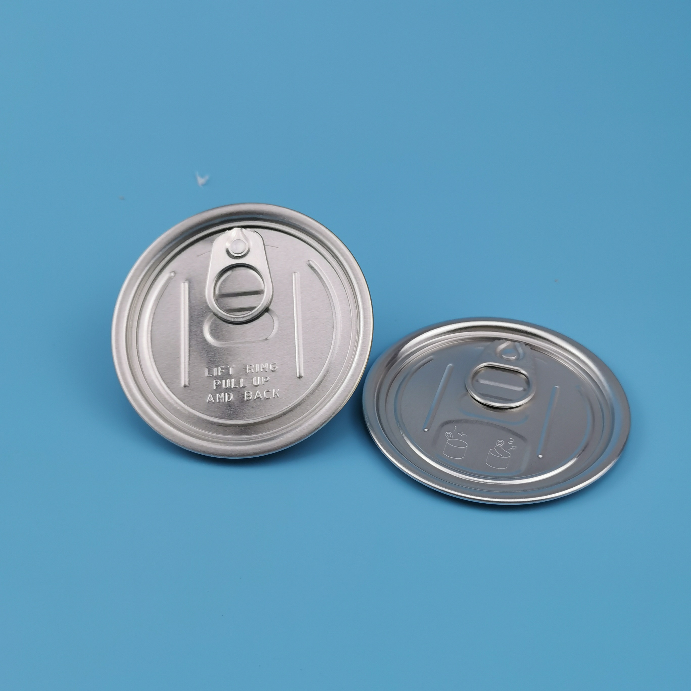 73mm 83mm Alu Ring Pull Full Easy Open Can Lids