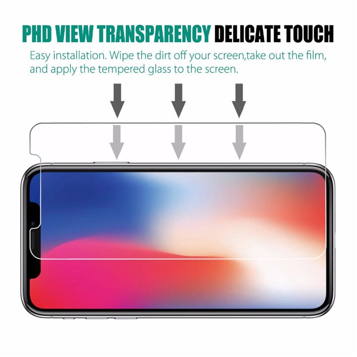 Scratch Proof Mobile Phone Glass Screen Protector 2.5D 0.33mm 9H Hardness