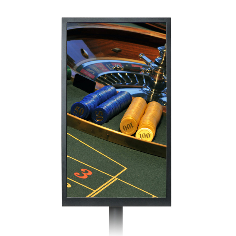 30W Double Sided Monitor With HDMI DVI VGA For Business Use