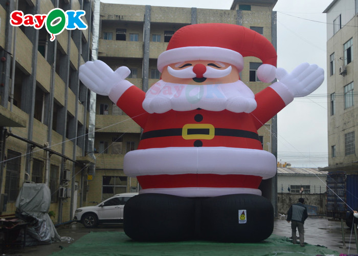 Large Inflatable Santa Claus blow up Xmas Decoration For Outdoor Activity