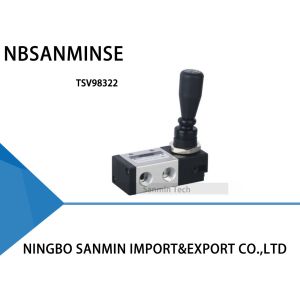  G 1/4 &quot; Lock Type Pneumatic Mechanical Valve Hand Pull Valve Two Position Five Way Two Position Three Way Manufactures