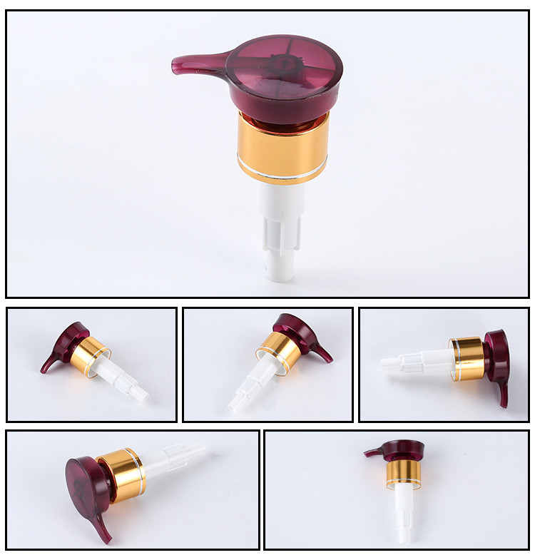 OEM Brushed Gold Airless Cosmetic Soap Lotion Pump 24/415
