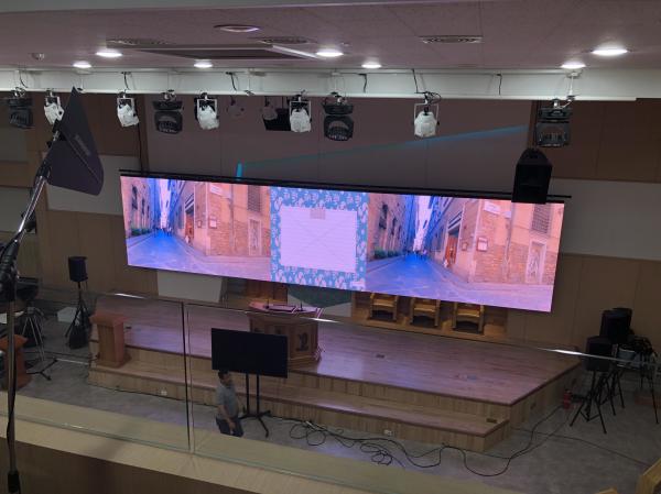 10x12ft Church Led Signs lSuper Slim LED Walls Die Casting Aluminum Cabinet