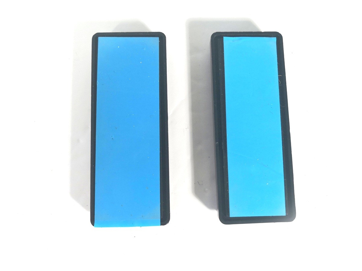 Safety Warning Pmma Trailer Reflectors Square Shape Red Yellow Color