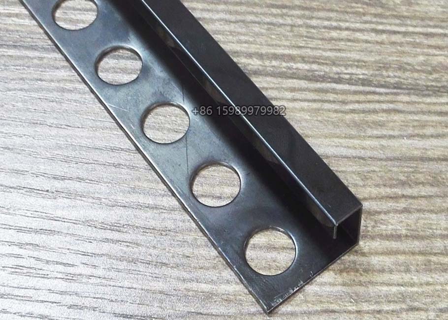brushed stainless steel tile trim