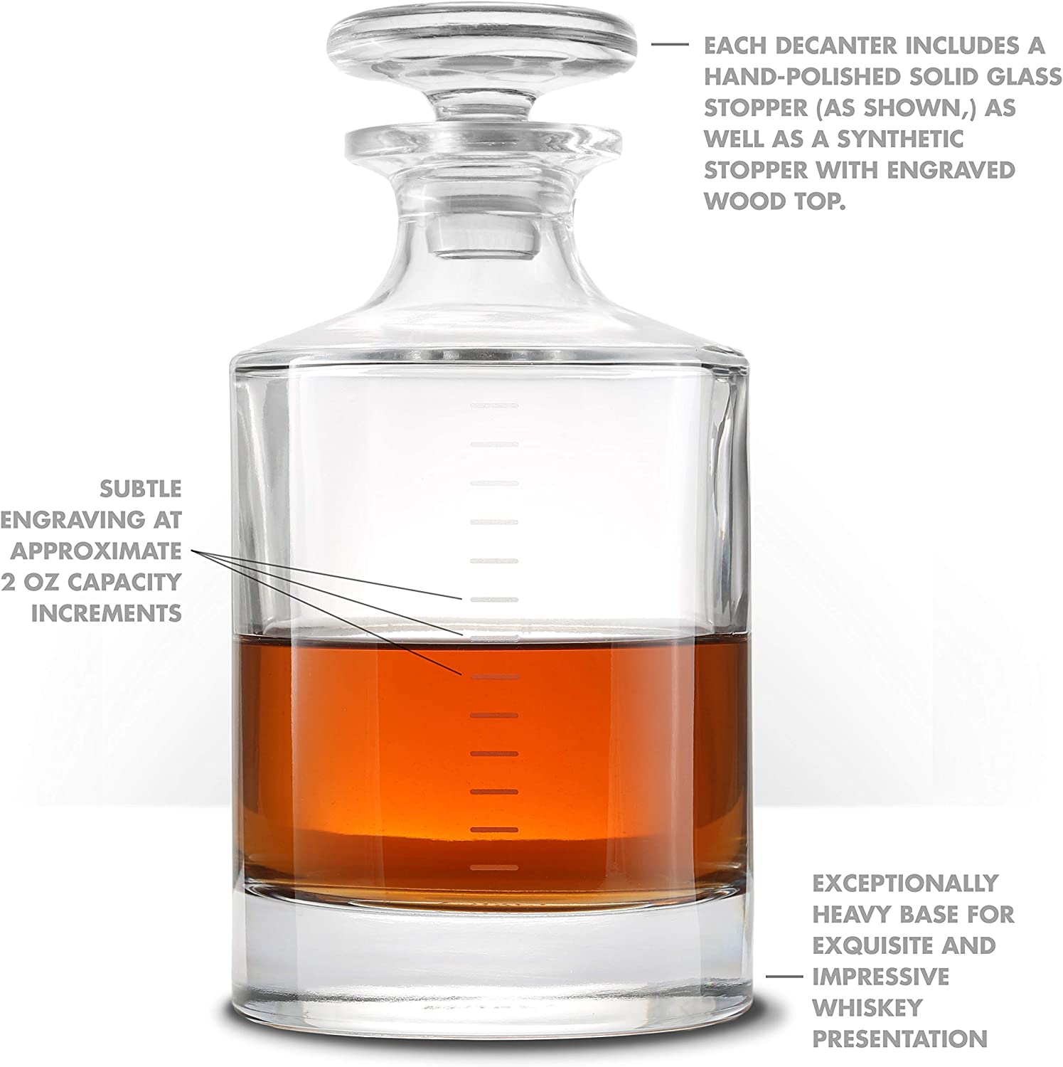 Glass Visa Bottle Sealing Type Cork 250ml 500ml 700ml 750ml Vodka Brandy Mini Bottle