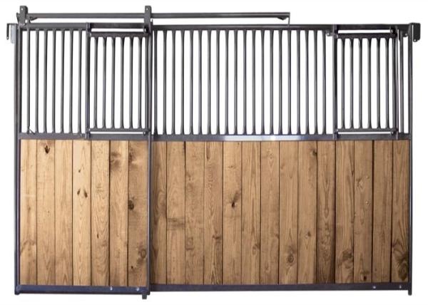 Indoor Prefabricated Portable Horse Stall Kits , Steel Pipe European Stall