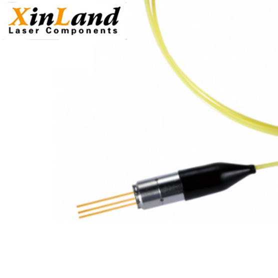 445nm 50mW/488nm 20mW SMF-28 9um Fiber Core Fiber Coupled Coaxial Package Laser Diode