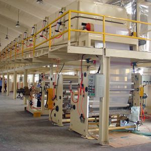 Automatic Adhesive BOPP Tape Coating Machine Mechanical Speed 5-180mpm