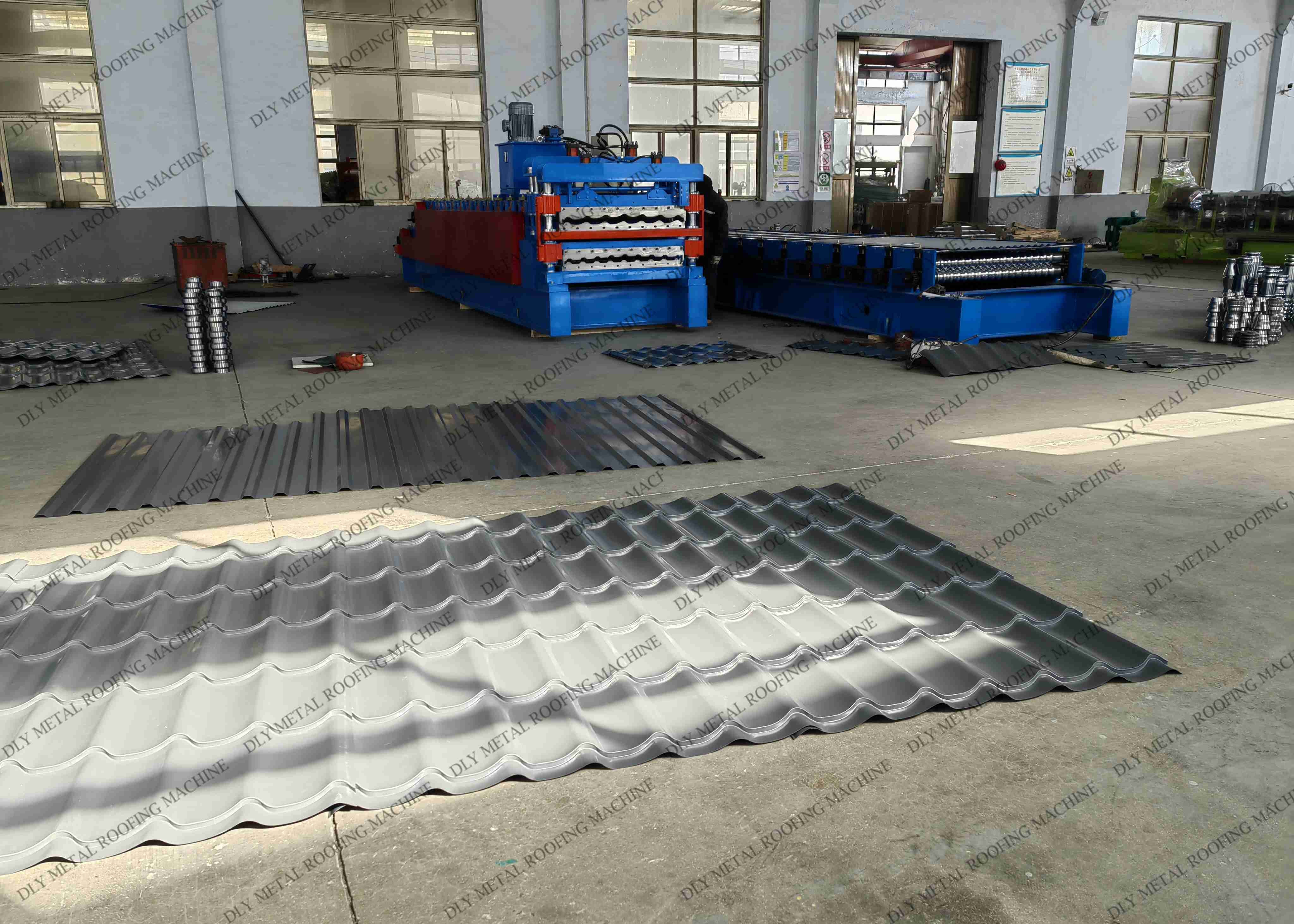 4kw Standing Seam Metal Roofing Machine 380v For Galvanized Sheet