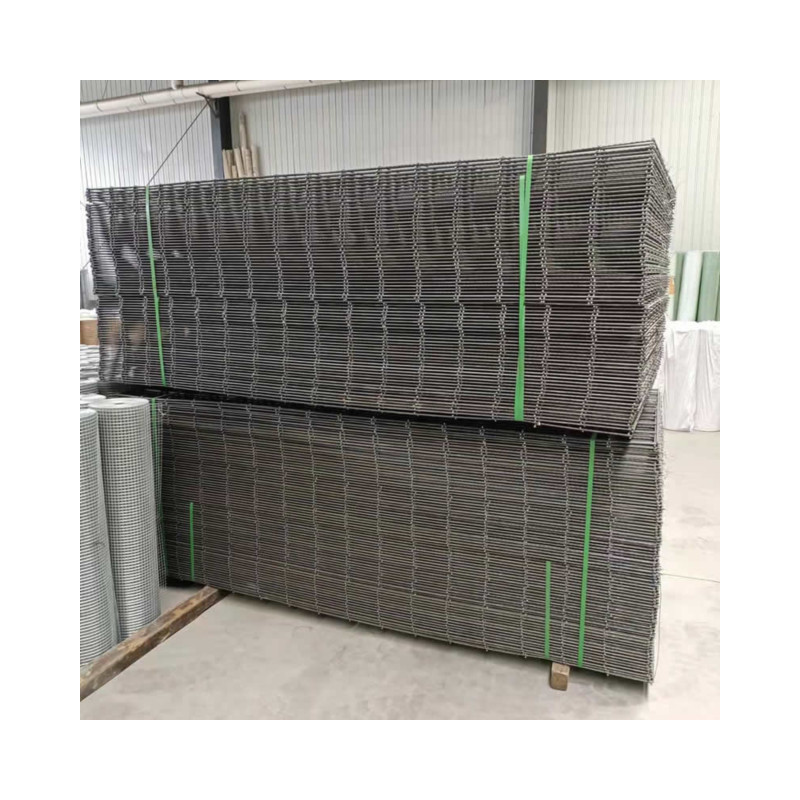 Gabion Box Silver Electro Galvanized Welded Wire Mesh Panels with Galvanized Steel Wire