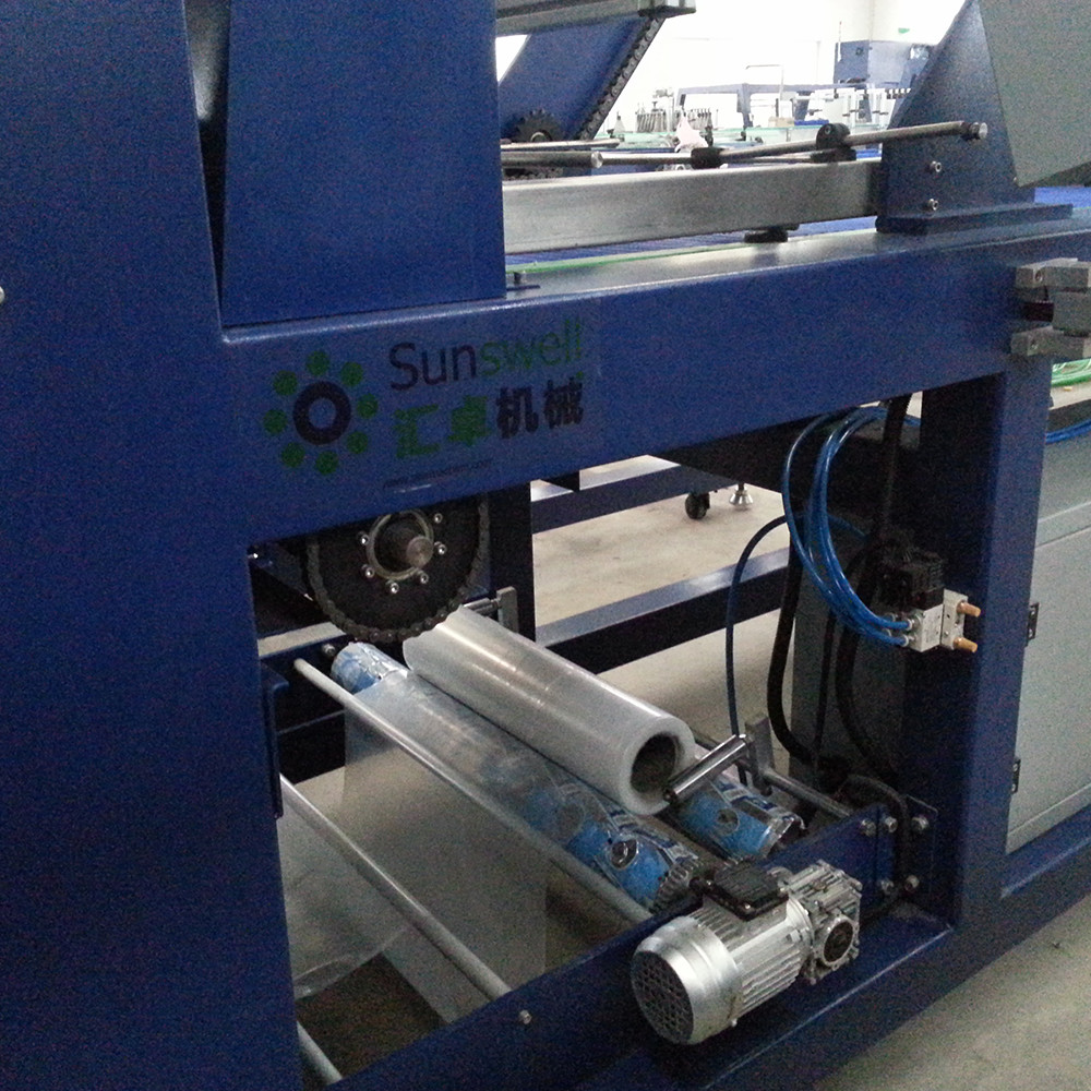 Plastic Film Heat Shrinking Wrapping Packaging Machine With Shrink Tunnel