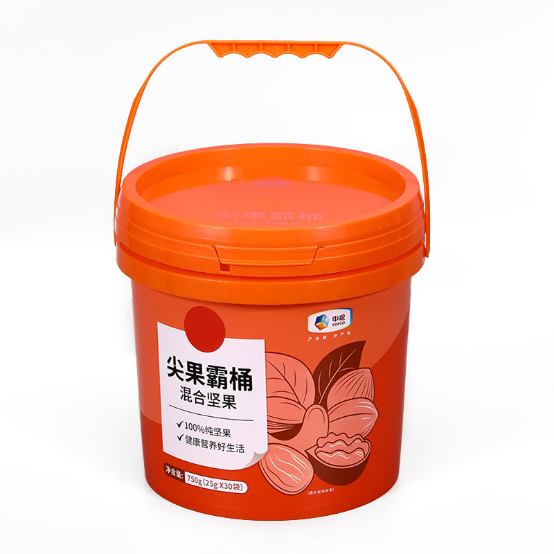 Customrized Logo Mini Plastic Buckets For Pet food Storage Container 0.3L 0.5L 1L