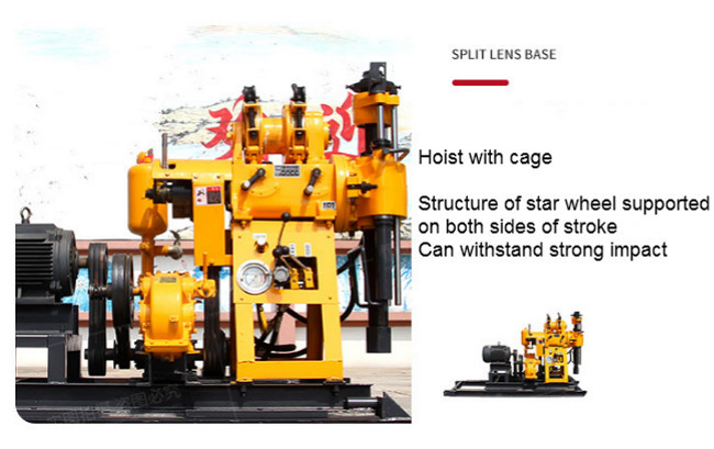 Xy-1 Geological Drill Rig Small Portable 100 Meters Depth