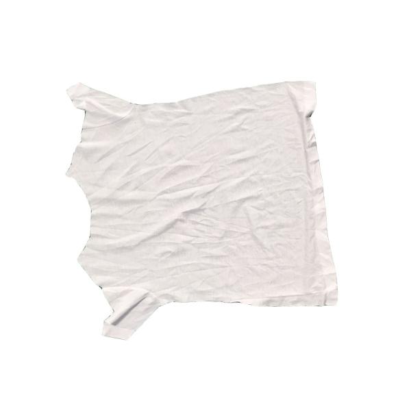 Grade A Cotton White T Shirt Rags 55*60cm ISO9001 For Ship Cleaning Industrial