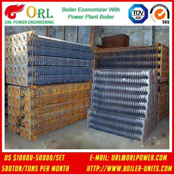 Natural Gas Industry CFB Boiler H Finned Tube Petroleum Economizer In Power