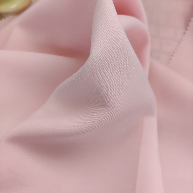 Flame Retardant 150D*150D Stretch Twill Polyester Fabric for Dress
