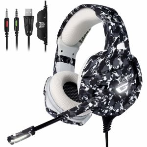 China Noise Cancelling 2.2m Onikuma K5 Camouflage Gaming Headset on sale