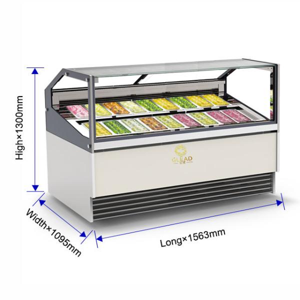 1650W Ventilated Industrial Refrigeration Equipment with Reverse Cycle Defrost