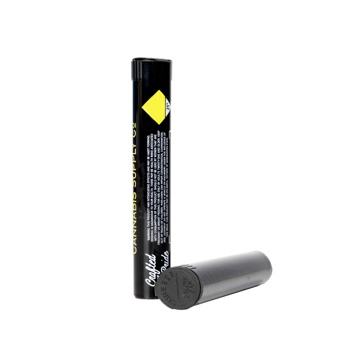 Printable Childproof Plastic Tubes Airtight Custom Pop Top Container for Cigar