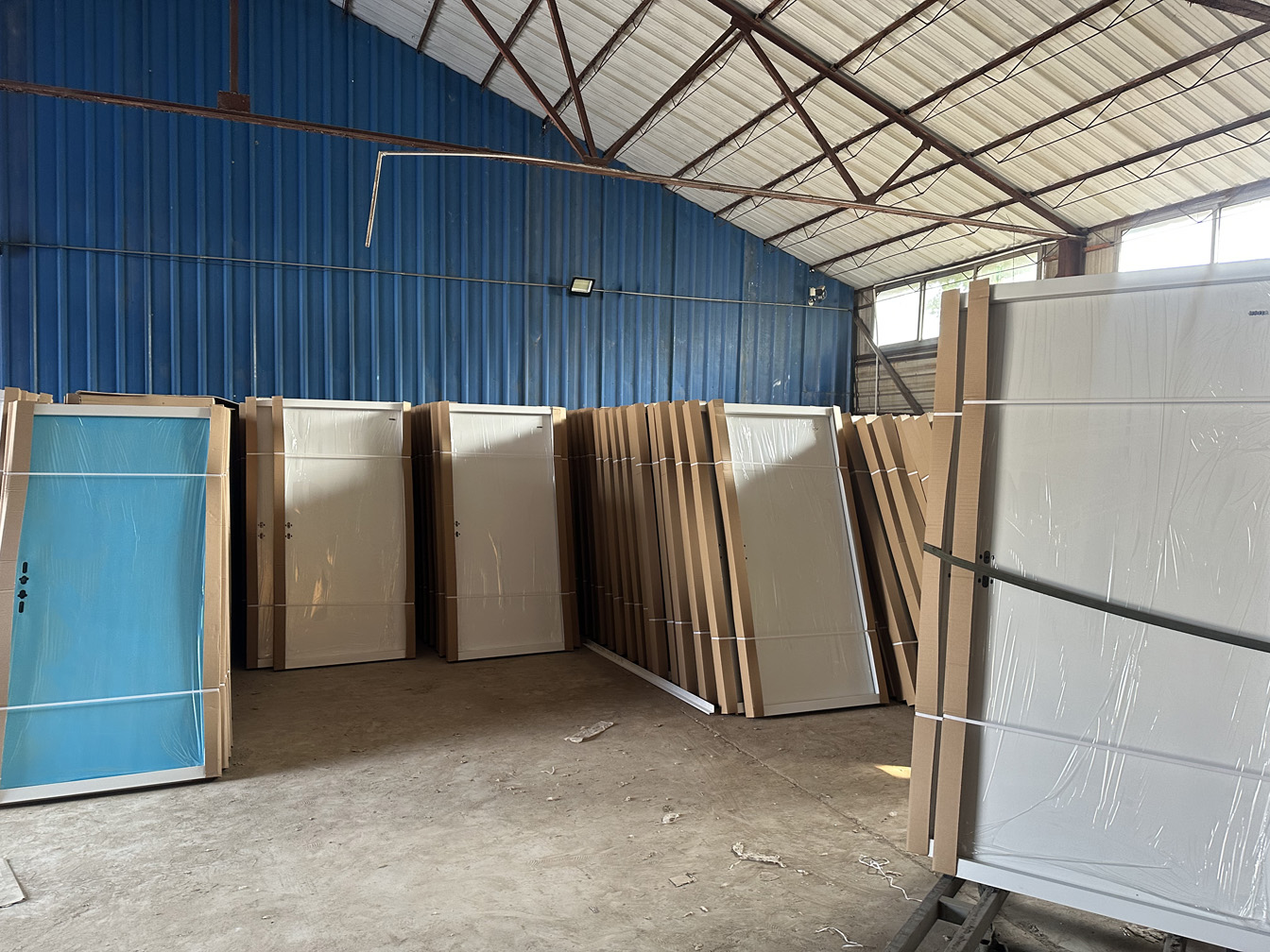 Anti Theft Honeycomb Paper Door For Prefabricated House Simple And Safe