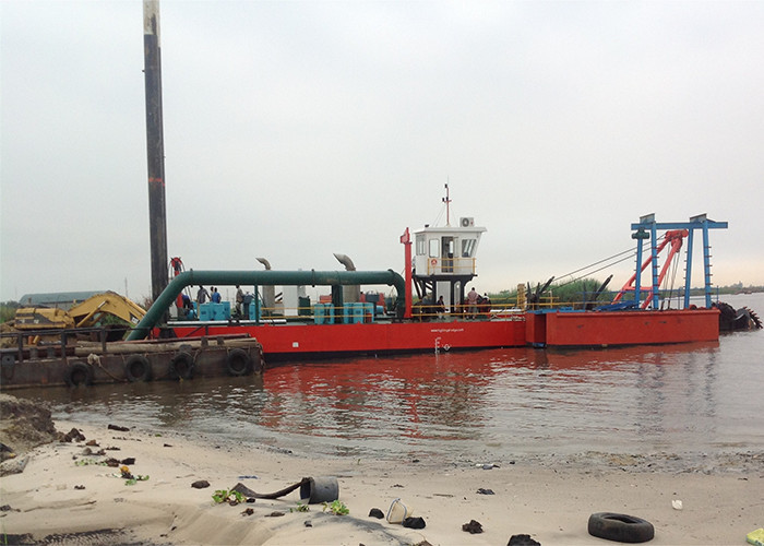6 Inch Cutter Suction Dredger For Port Building And Land Reclaim