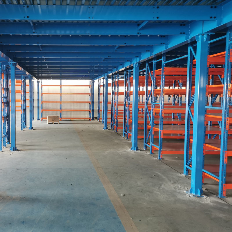 Steel Mezzanine Shelving For 2-3 Layers Of Heavy Duty Storage Solutions