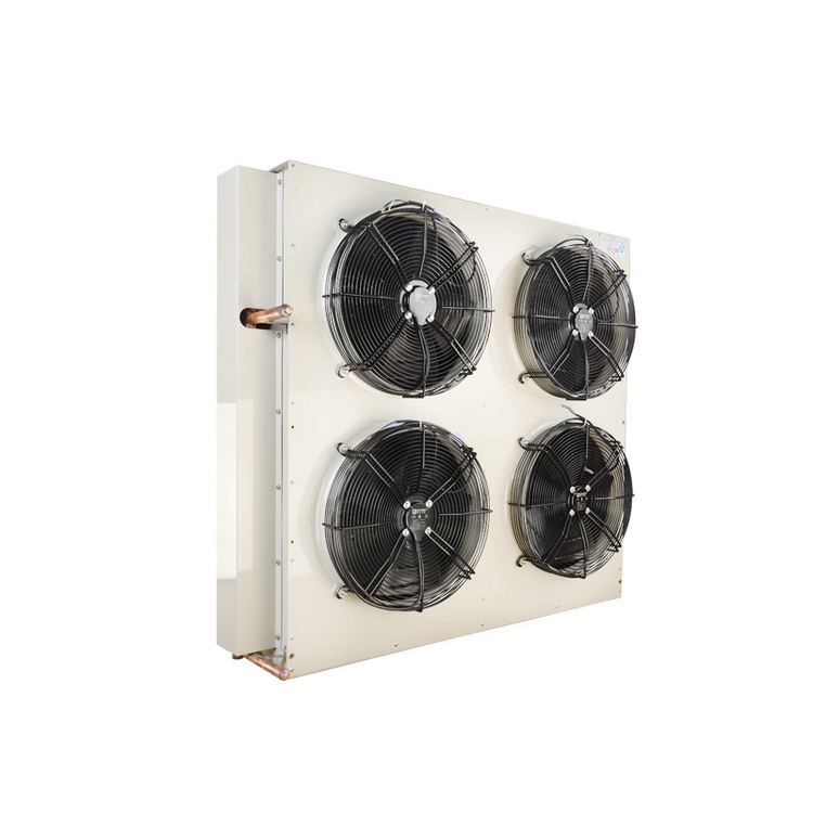 Large Cooling Capacity Cold Room Condenser Customizable V Wave Type Fin