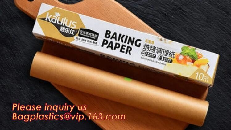 Bleached with Unbleached Greaseproof Paper for food wrapping,Environmental friendly and green greaseproof food packaging