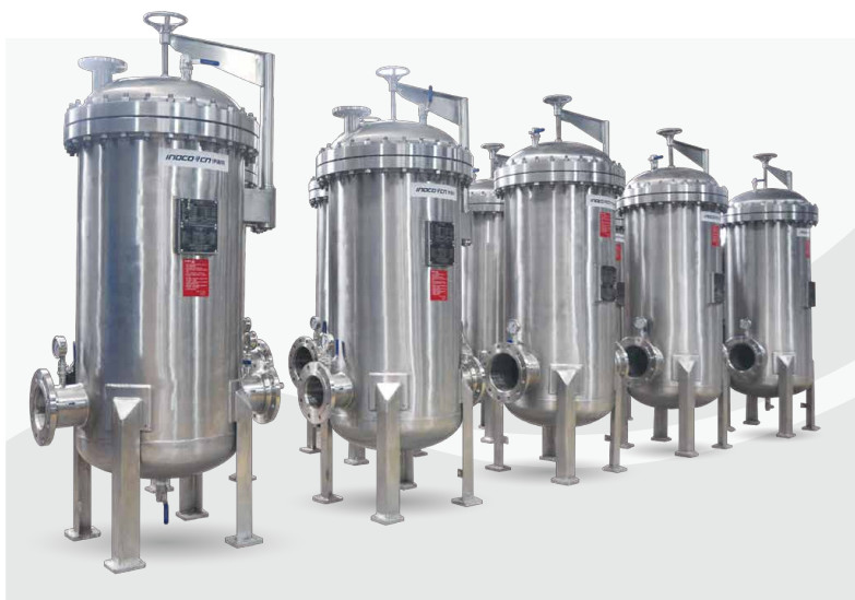 Carbon Steel Vertical Pressure Leaf Filter For Oil Treatment