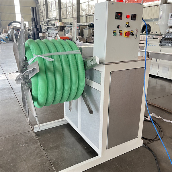 Double Wall Corrugated Tube Production Line , HDPE PVC Corrugated Drain Pipe Machine