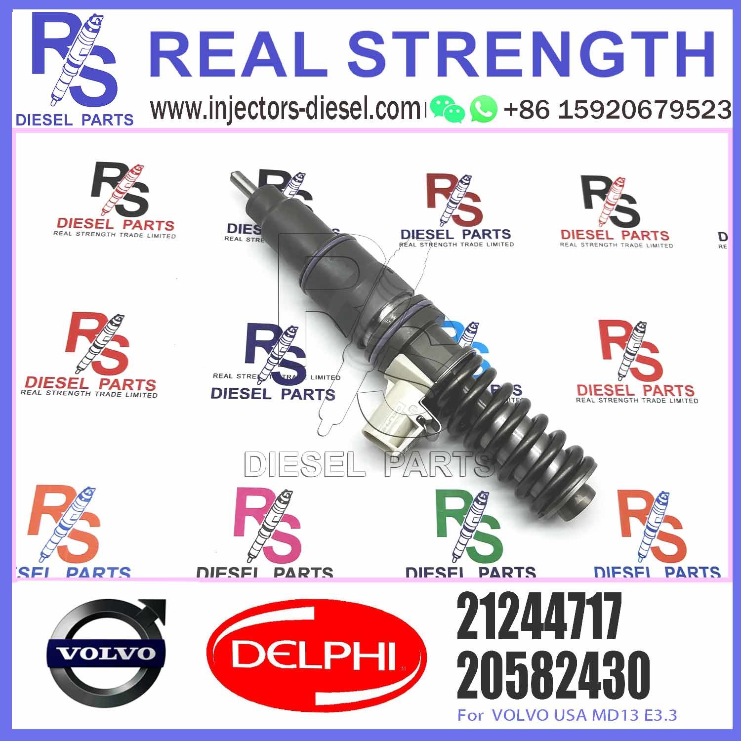 New Diesel Fuel Injector 21246331 85003110 BEBE4F06001 for V olvo MD11 21106375 21246331 21244717