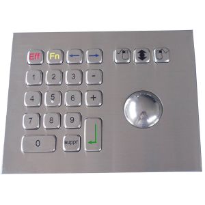 IP65 304 stainless steel trackball pointing device mouse USB interface