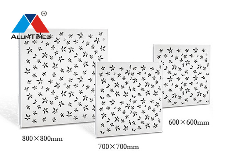 Recycled Aluminum Clip In Metal Ceiling Tiles White color For Office Buildings
