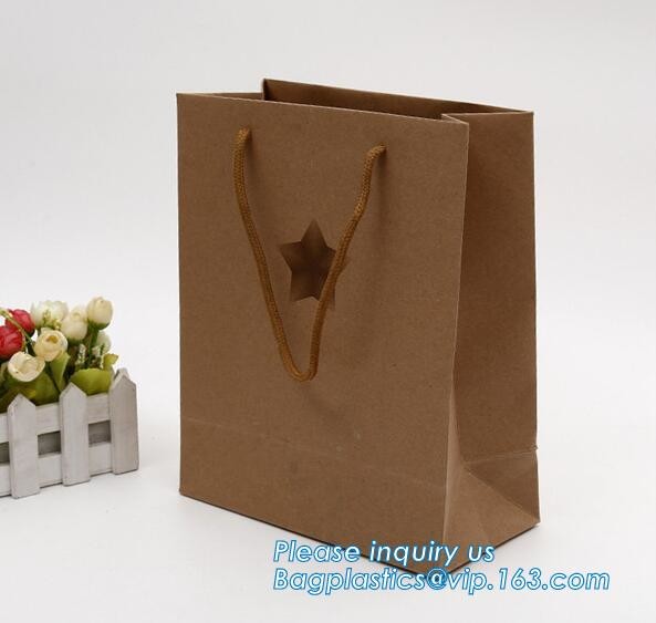 Luxury paper bags with handles Different Sizes,250gsm art paper shopping carrier bag custom printing with handle rope