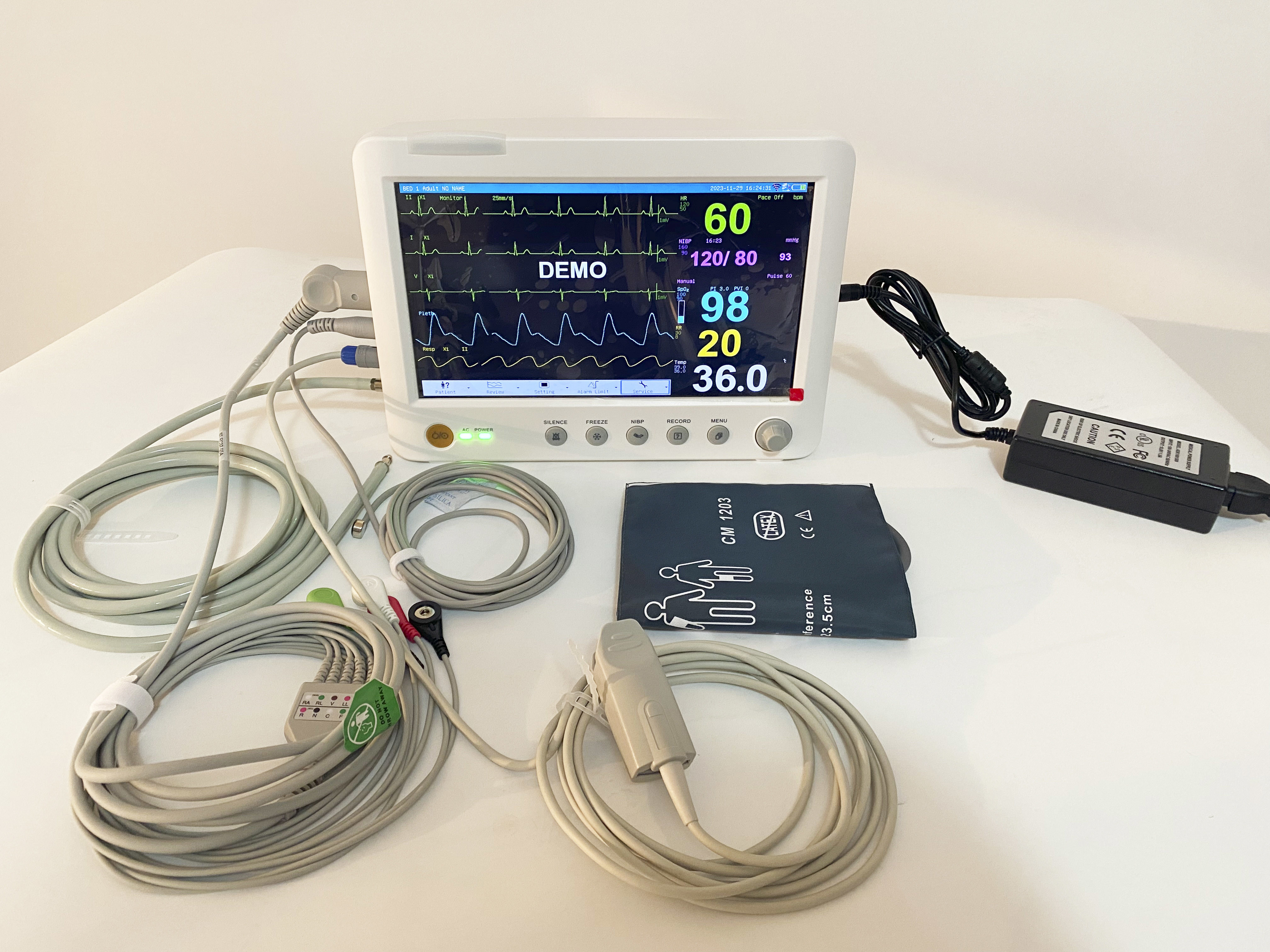 General Ward Optional Capnography Patient Monitor With Bracket For Dentist