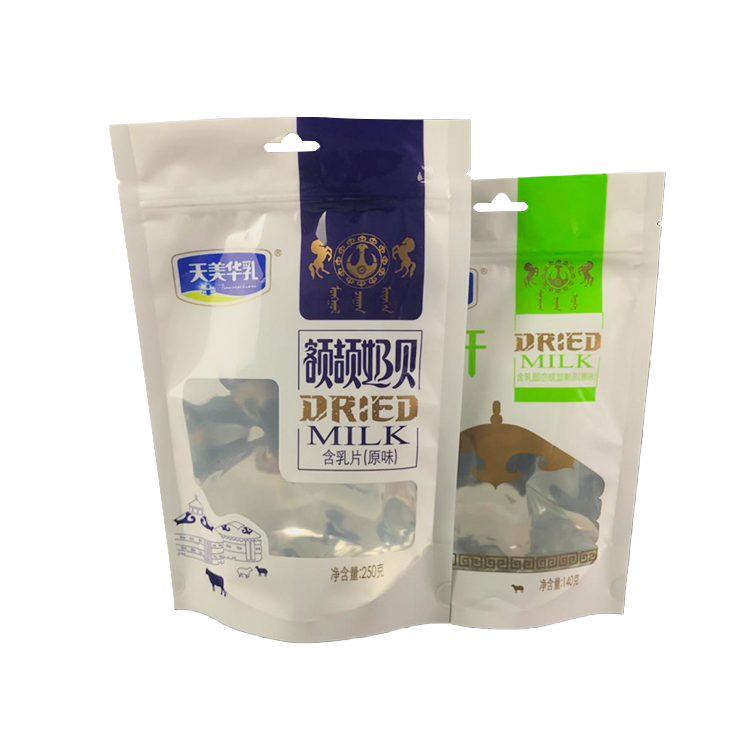 Moisture Proof Waterproof Compostable Ziplockk Packaging Bag Stand Up Zip Pouches