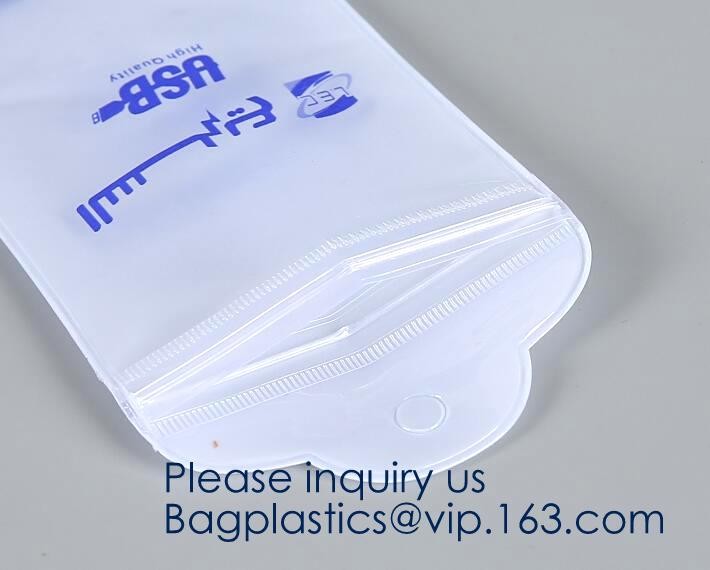 Self Sealing PVC Plastic Zip Lock Bag Thick Clear Zip lockk Earrings Jewelry Bag Packaging Storage Bags bagease bagplastic