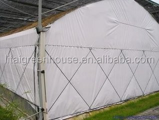 White Double Layer Greenhouse for Mushroom Farming Profitability