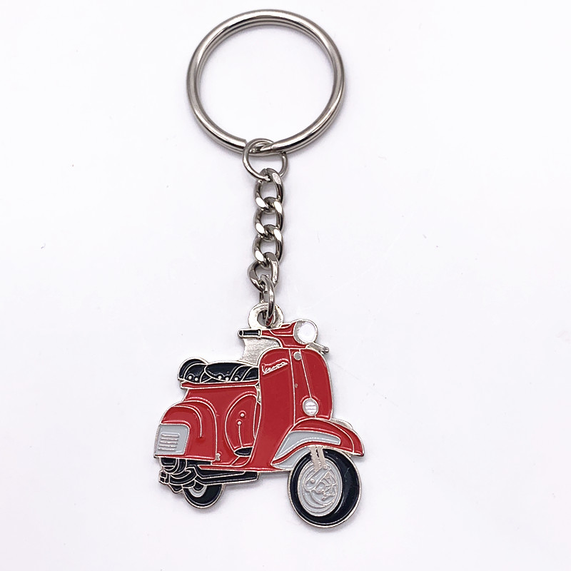 Butterfly Shape Custom Metal Keychains , Soft Enamel Keychain With Epoxy