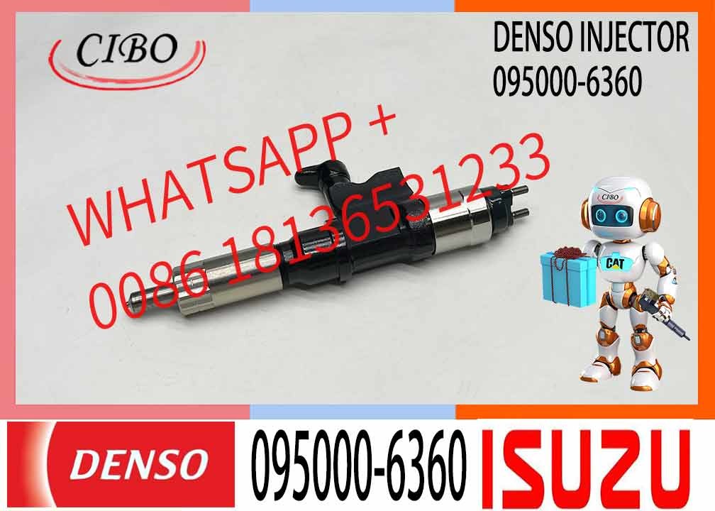 common rail injector 095000-6360 095000-6363 095000-6366 095000-6367 8-97609788-0