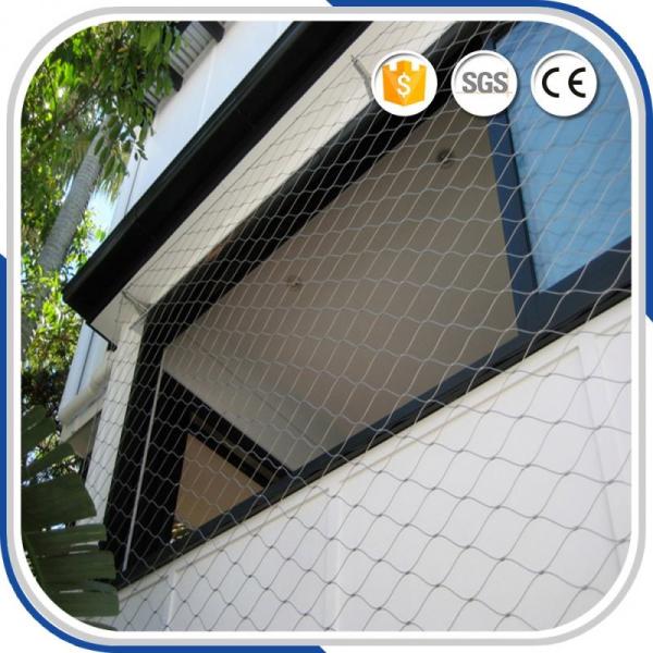 2mm Thickness Outdoor Architectural Flexible Stainless Steel Wire Rope Mesh