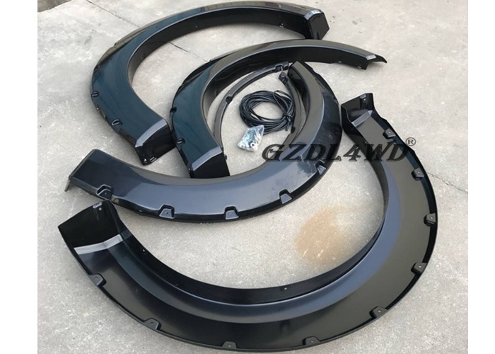 Gloss Black Plastic ABS Fender Flares For 2015 F150 / Rubber Fender Flares 4x4